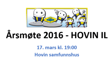 årsmøte hovin il
